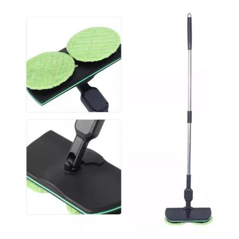 Mopa Fregona Recargable Giratoria Pulidora Inalambrica-4