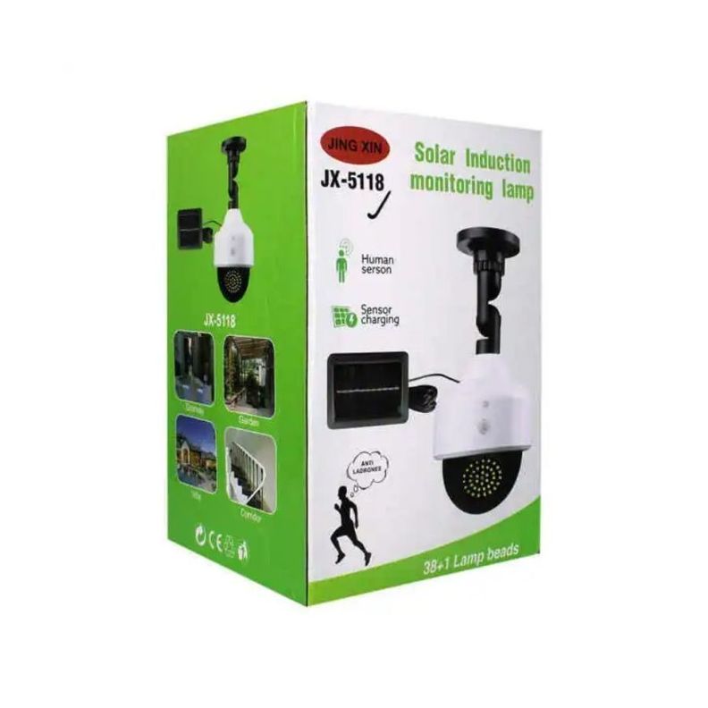 Foco Luz Solar Anti Robo Recargable Lampara De Monitoreo-2