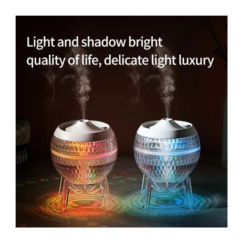 Mini Humidificador Portatil Planeta Colores Dormitorio Usb-2