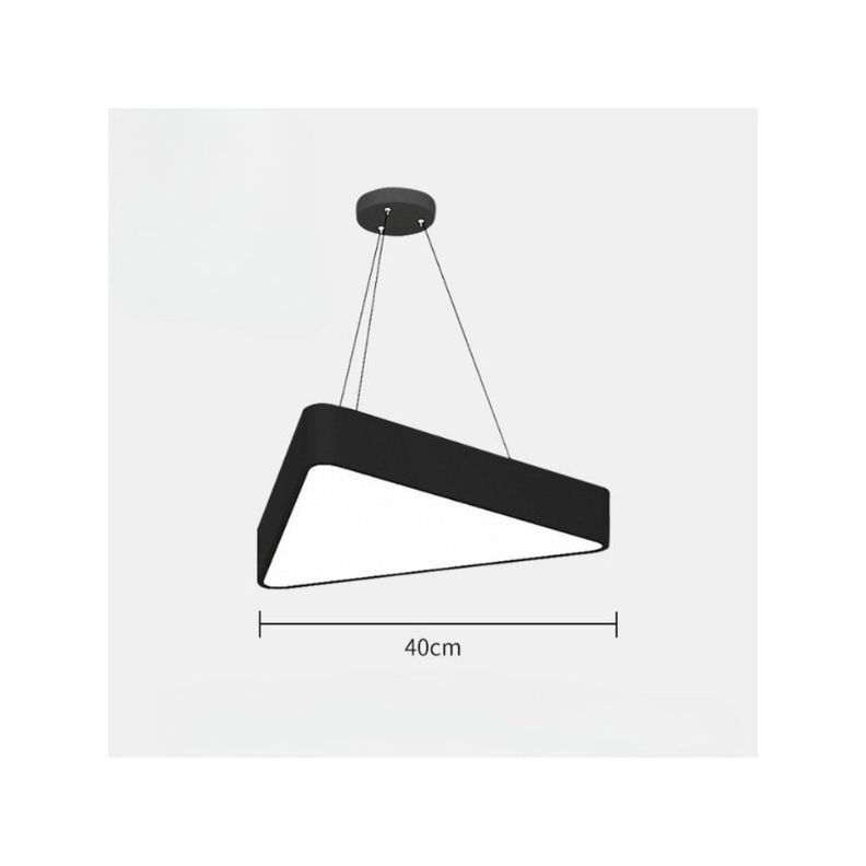 Lampara Moderna De Techo Triangular Completa Led-1