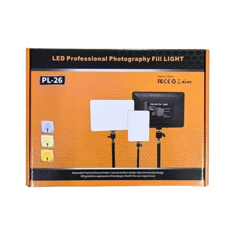 Panel Estudio Luz De Relleno Pl-26 Panel Video Fotografía-0