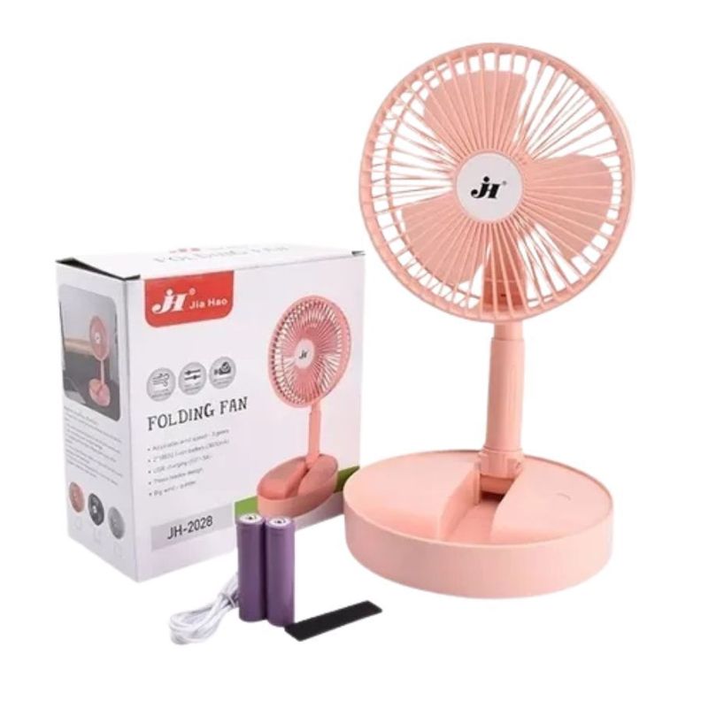 Ventilador Plegable USB Recargable de Mesa-1