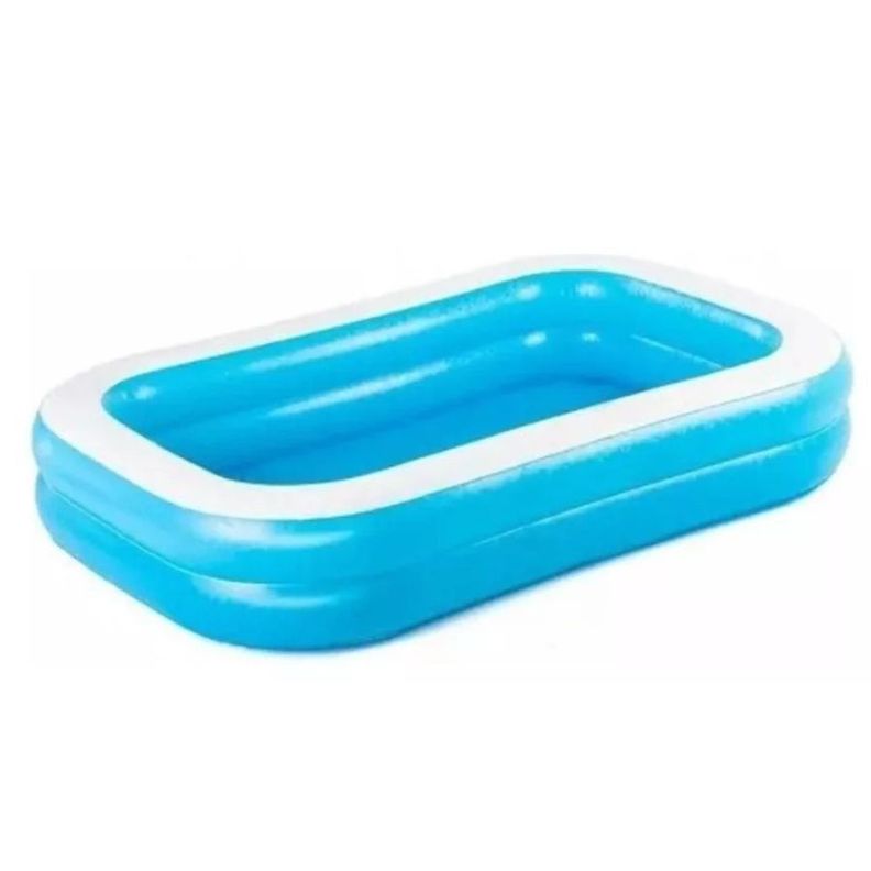 Piscina Inflable Rectangular De 200x140x40cm Verano Niños-3