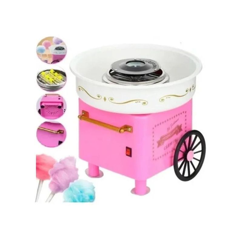 Maquina De Algodon De Azucar Cotton Candy Maquina Retro-4