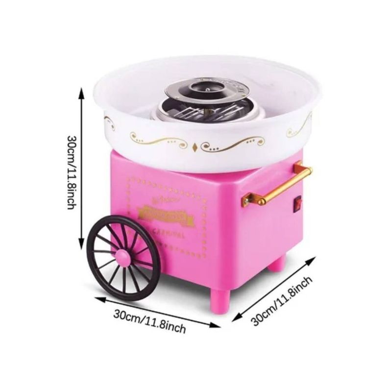 Maquina De Algodon De Azucar Cotton Candy Maquina Retro-3