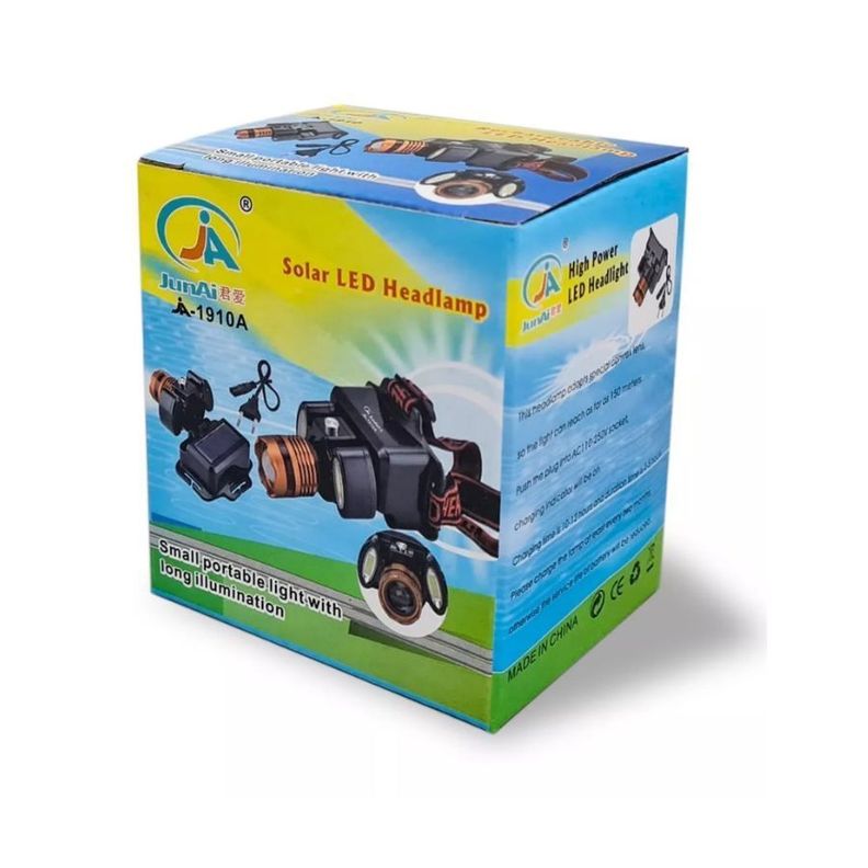 Linterna Solar Minera Recargable Camping Led Lupa Ajustable-2