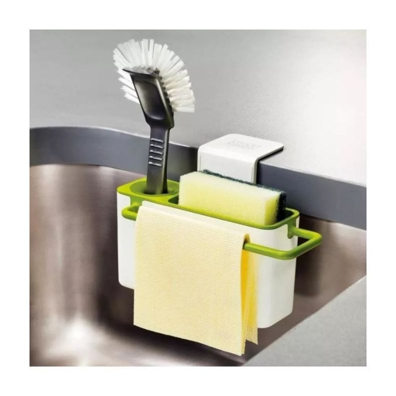 Organizador De Baño Cocina 3 En 1 Porta Esponja-2