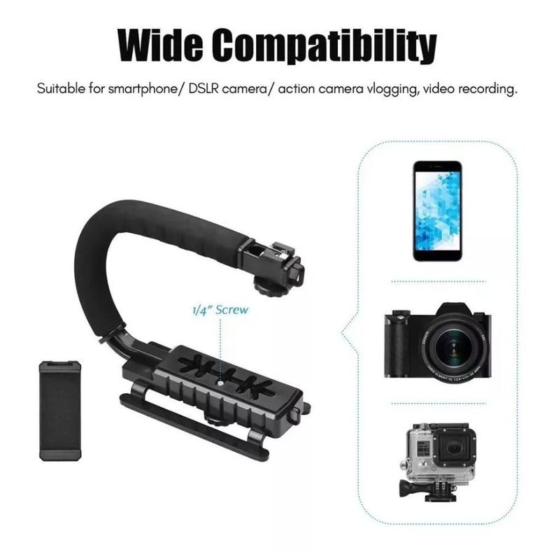 Kit Para Grabacion Soporte Estabilizador Para Camara Ay-49u-3