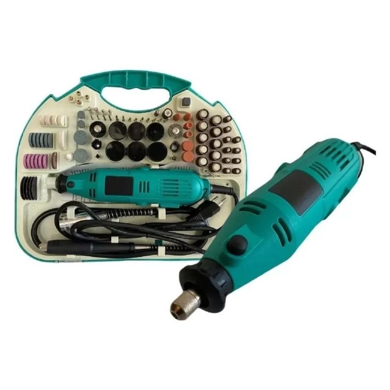 Kit Mini Taladro Dremel Torno Mototool Accesorios Multiuso-0