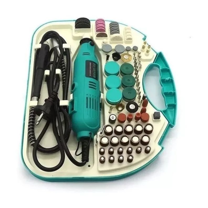 Kit Mini Taladro Dremel Torno Mototool Accesorios Multiuso-1