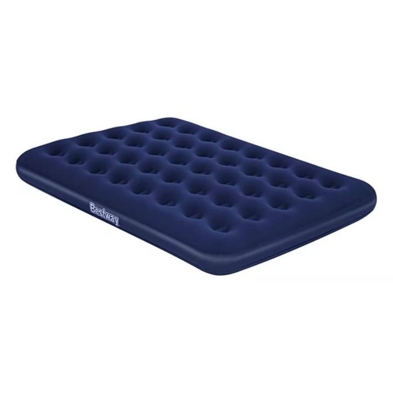Colchón Inflable Bestway Doble De 191x137x22cm Azul-0