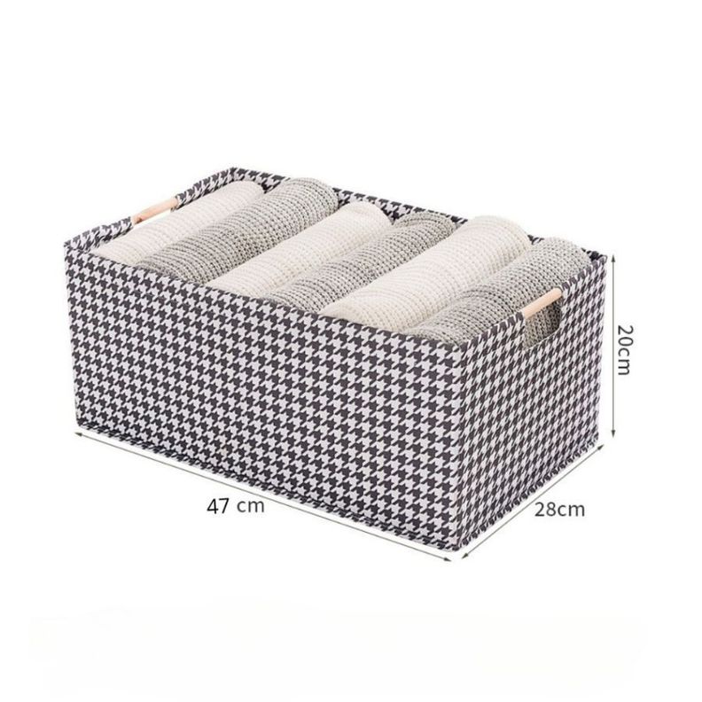 Organizador X3 Decorativa Cajas De Almacenamiento Plegable-1