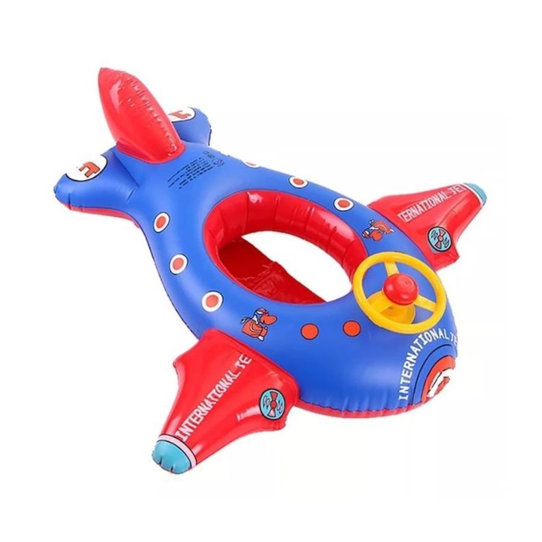 Flotador Para Piscina De Avión Para Niños Inflable-0
