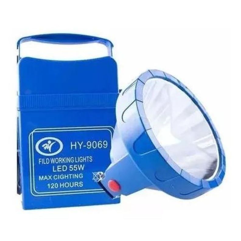 Foco Led Caza 55w Linterna Minera 3 En 1 Potente Recargable-0