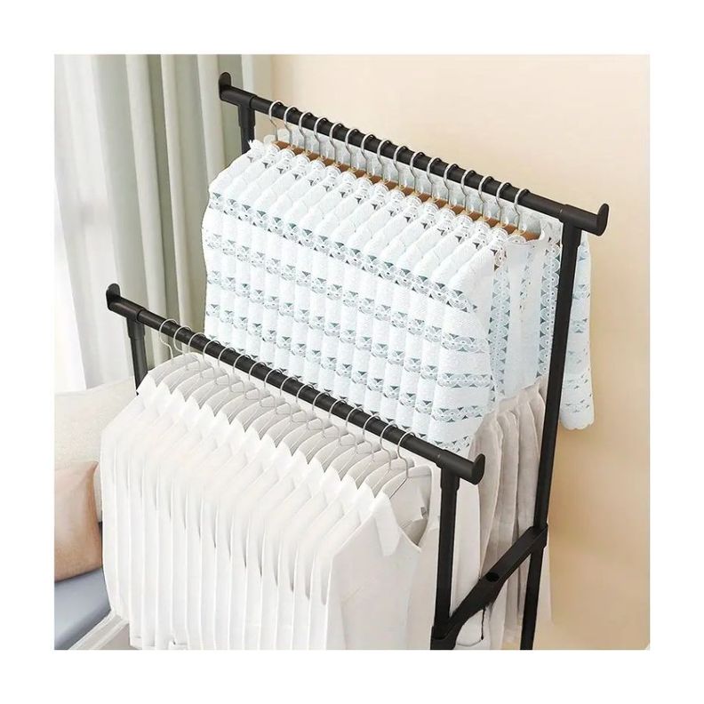 Colgador Ropa Metálico Closet Con Ruedas Perchero-3