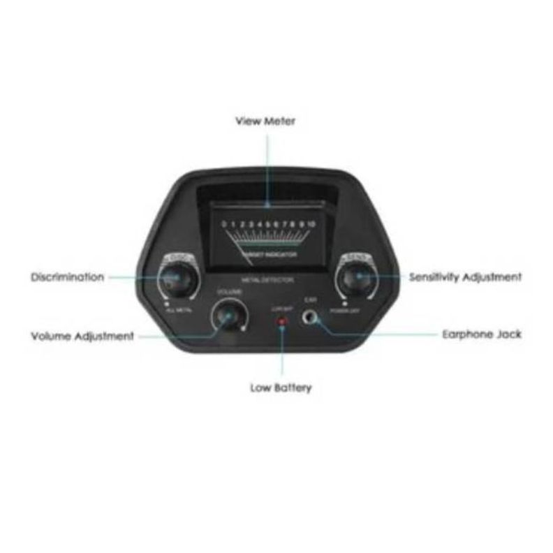 Detector De Metales Sensitivo Subterráneo LCD-2