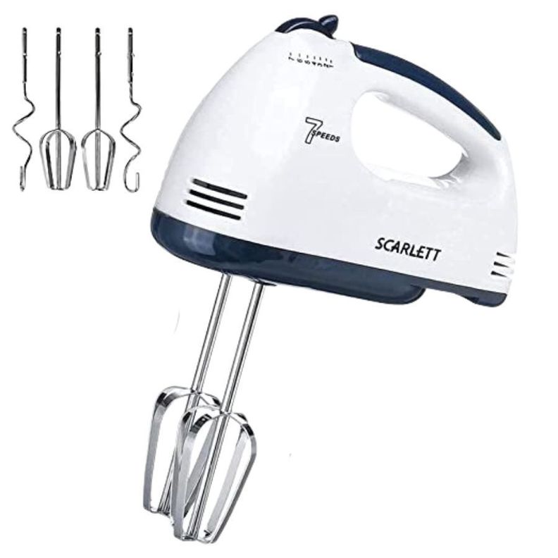 Batidora 7 Velocidades Hand Mixer Multifuncional 260w Scarlett-3