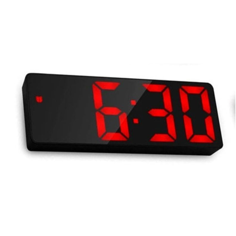 Reloj Despertador Digital Luz Roja-0