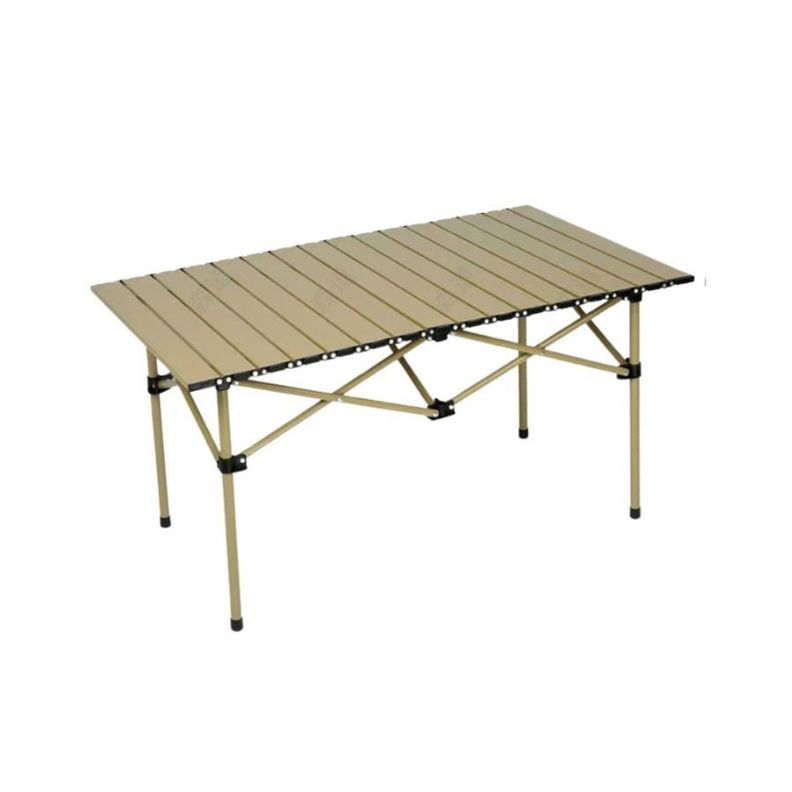 Mesa Camping Plegable Portátil Metálica + Bolso-0