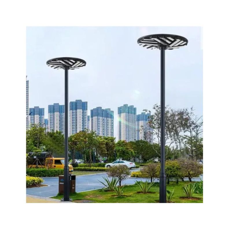 Foco Farol Led Solar Exterior Ufo Disco Urbano 3000w Tubo L-2