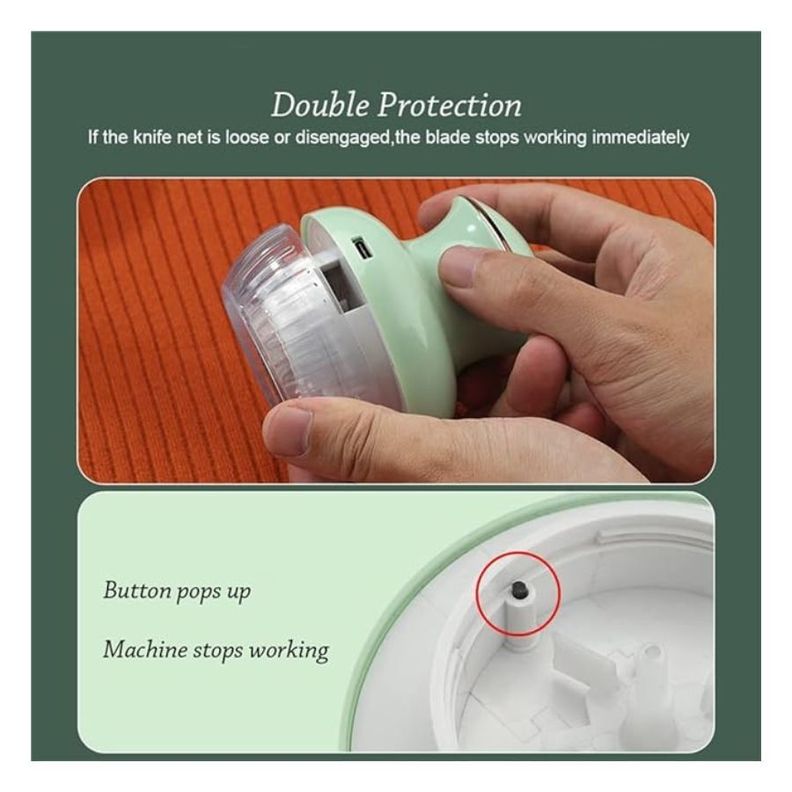 Eliminador Quitapelusas Electrico Recargable Usb Portátil-4