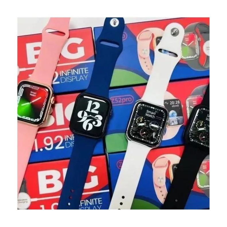 Smartwatch Reloj Inteligente Z52 Pro Pantalla 1.92 Negro-1