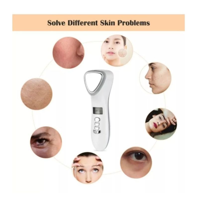 Maquina Crioterapia Ultrasónica Limpiador Facial Frio Y Calor-1