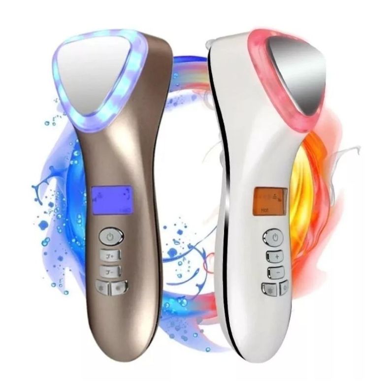 Maquina Crioterapia Ultrasónica Limpiador Facial Frio Y Calor-4
