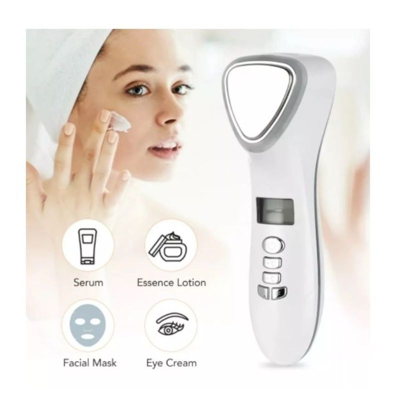 Maquina Crioterapia Ultrasónica Limpiador Facial Frio Y Calor-6
