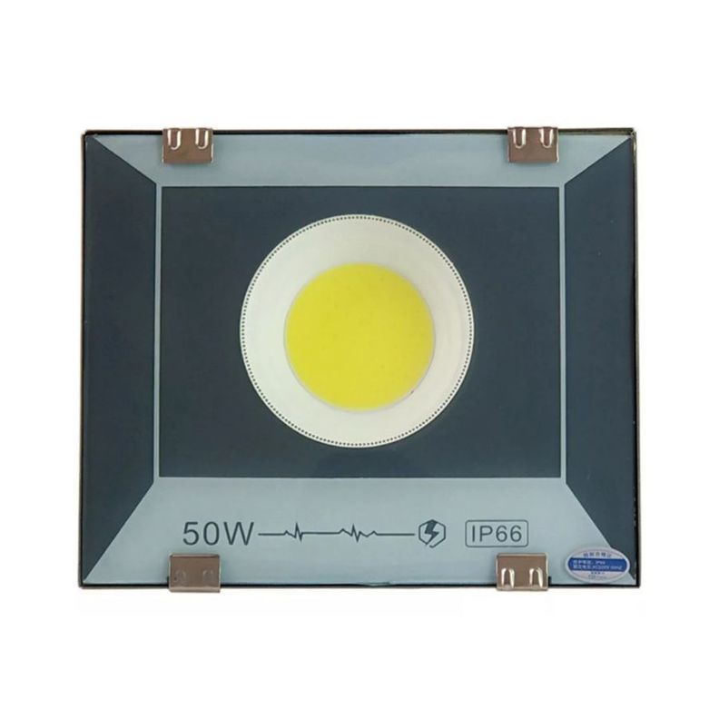 Foco Led Reflector 50w Plano Exterior Ip66-0