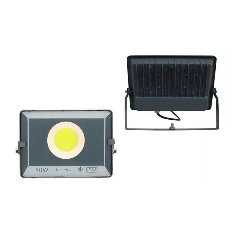 Foco Led Reflector 50w Plano Exterior Ip66-1