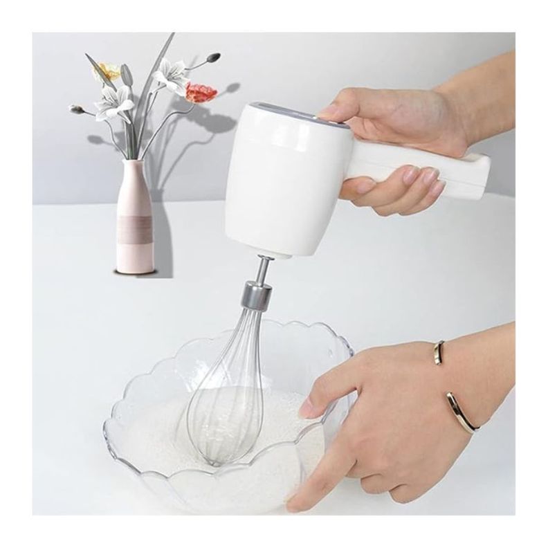 Mini Batidor Inalámbrico Mezclador De Mano Recargable-1