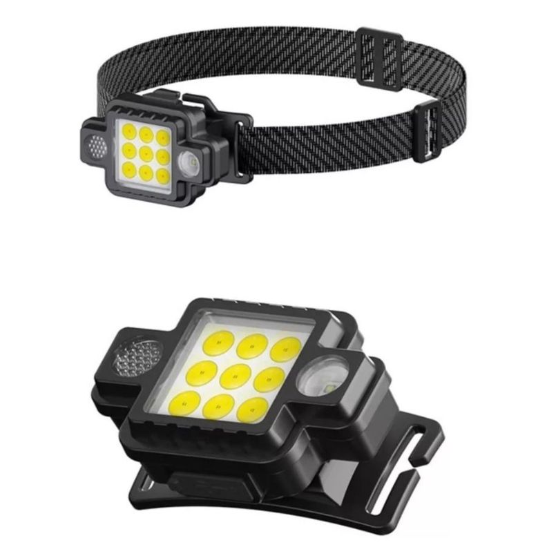 Linterna Lampara Led Frontal Minero Recargable Camping-2
