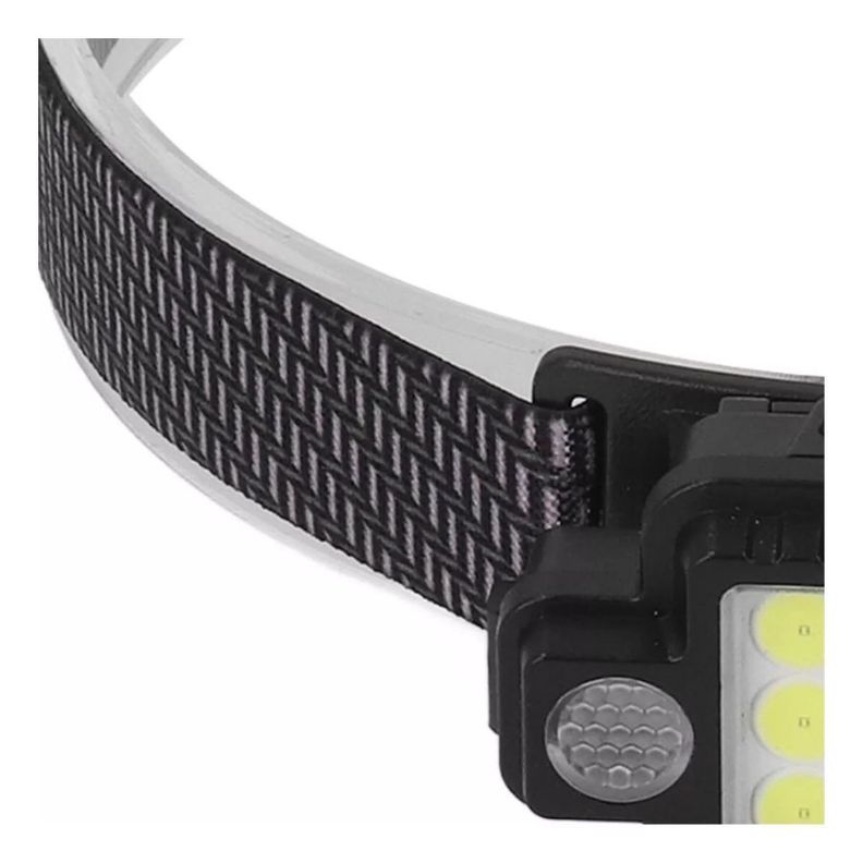 Linterna Lampara Led Frontal Minero Recargable Camping-3