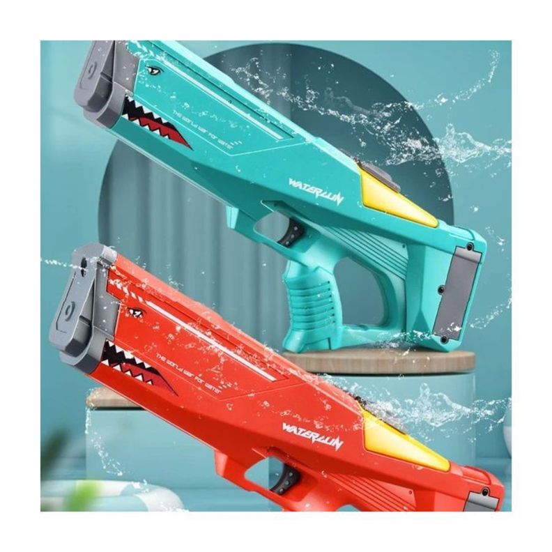 Juguete De Agua Eléctrico Blaster Para Niños Azul-2