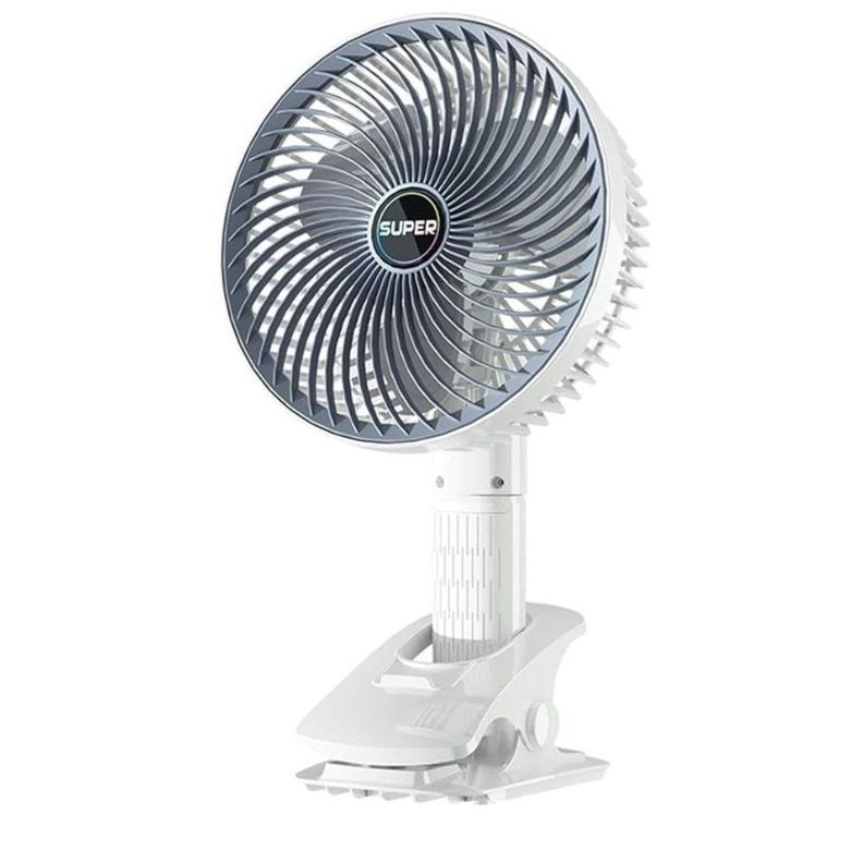 Mini Ventilador De Escritorio Con Clip De 3 Aspas-0
