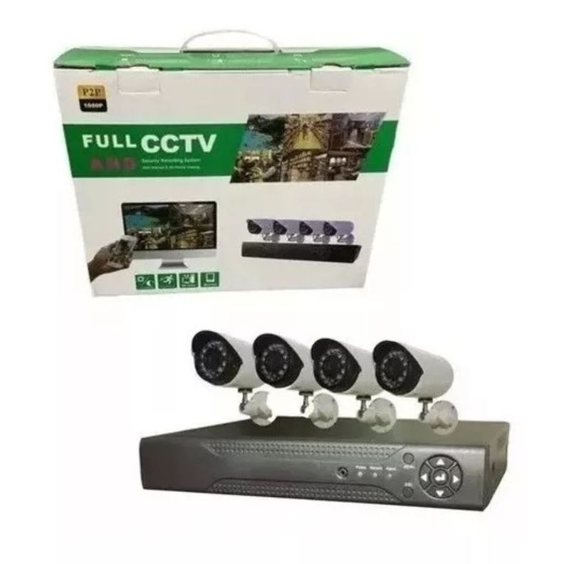Kit Cctv 4 Cámaras De Seguridad Mas Dvr 1080p Full Hd-6