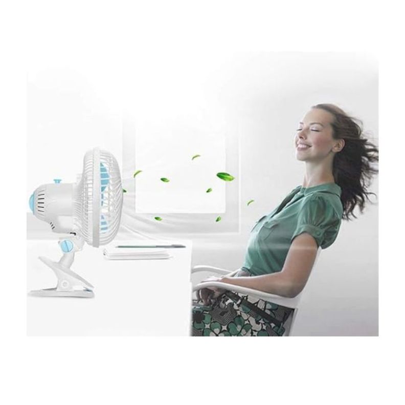 Mini Ventilador Clip Escritorio Práctico Y Eficiente-1