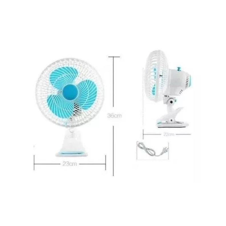 Mini Ventilador Clip Escritorio Práctico Y Eficiente-2