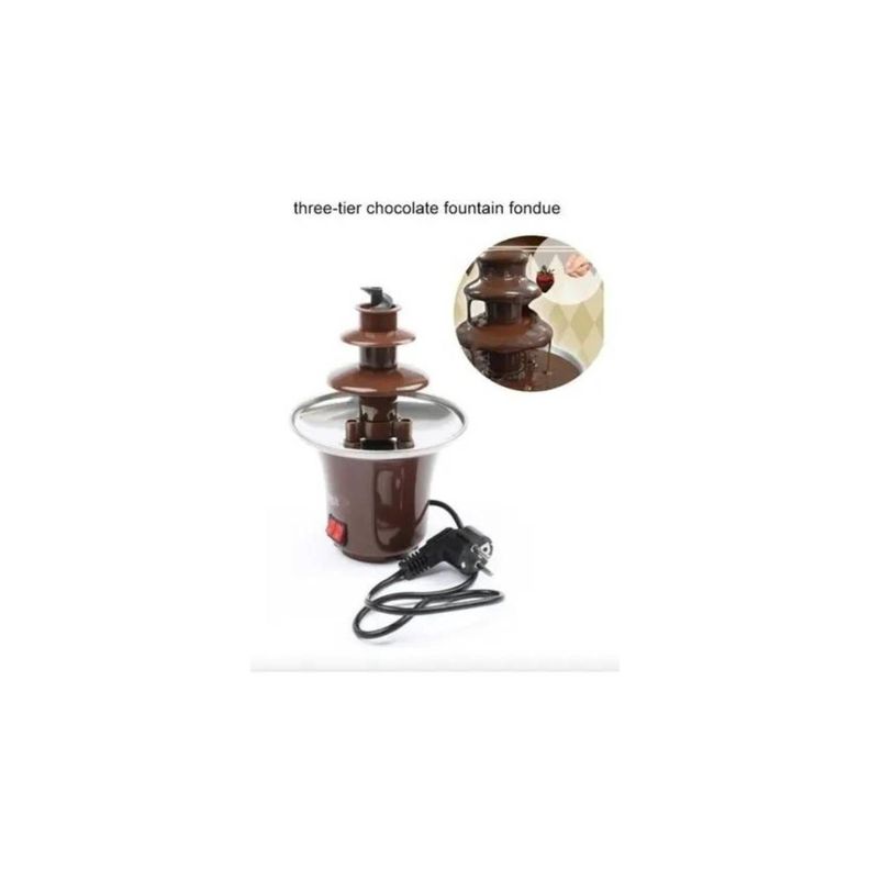 Cascada Fuente De Chocolate Fondue Tres Niveles-3
