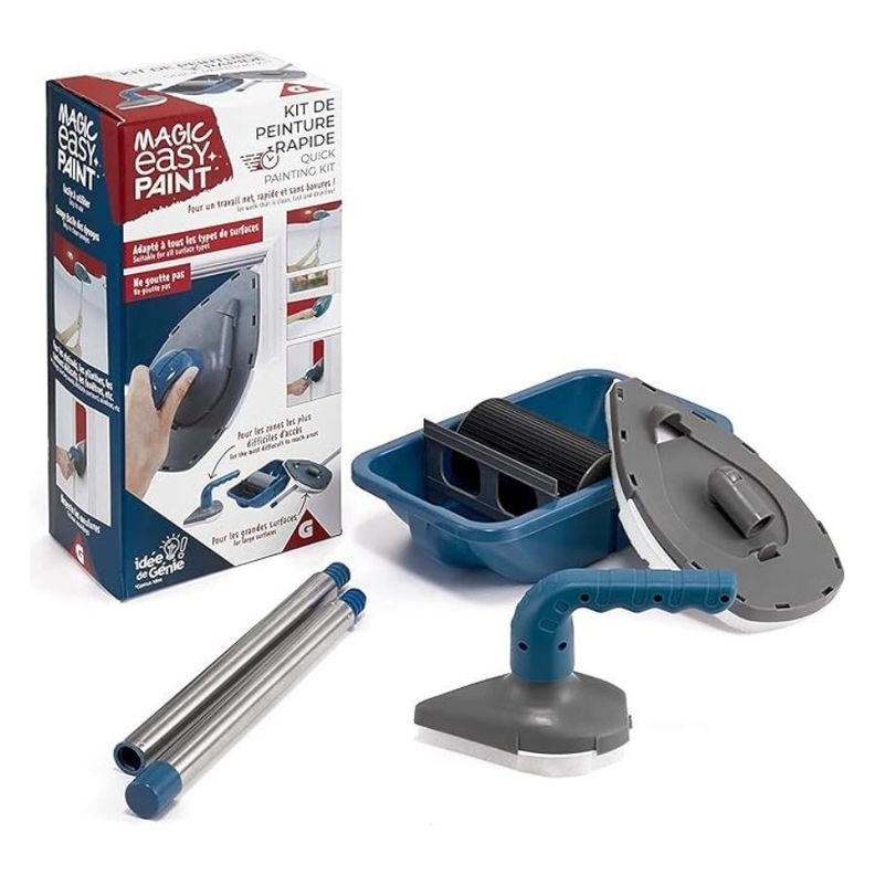 Set Rodillo Tipo V Rodillos Pintura Recargable Accesorios-0