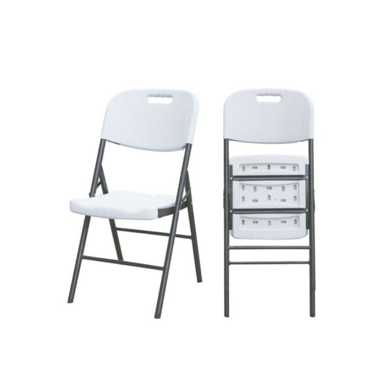 Pack X4 Sillas Plegables De Plástico Para El Hogar fiestas-0