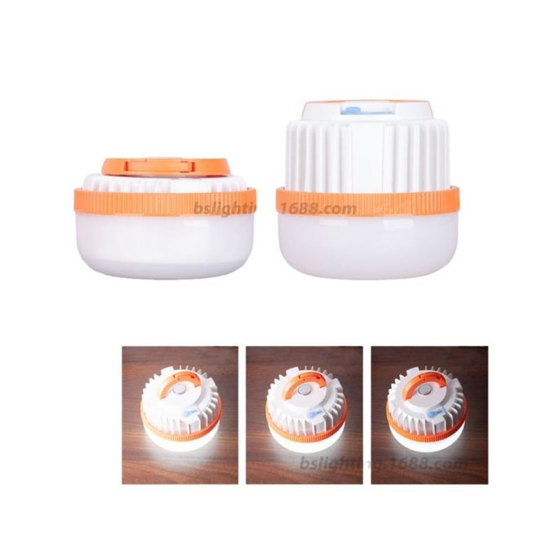 Ampolleta Portátil Recargable Camping Iluminación Led 200W-2