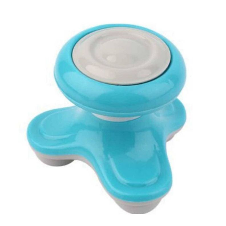 Mini Masajeador Corporal Eléctrico Portátil Azul-0