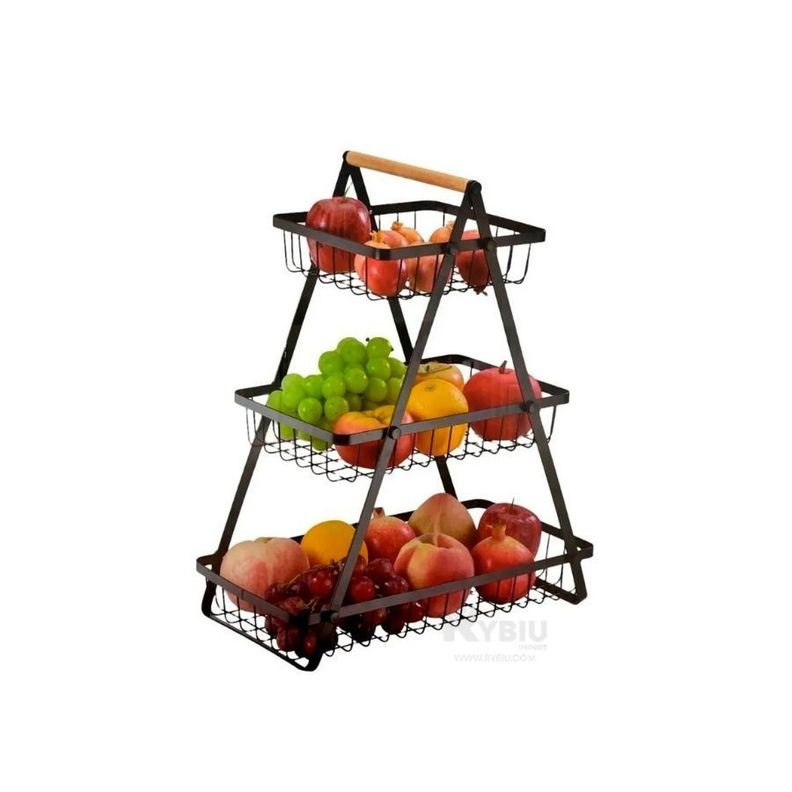 Organizador Frutero Metálico 3 Niveles-3