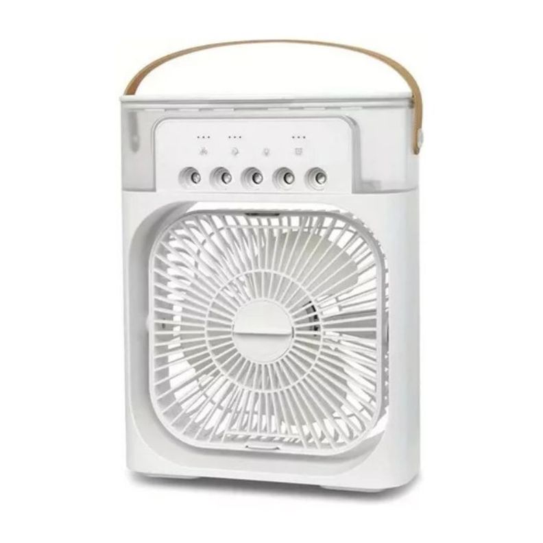 Mini Enfriador Portátil Aire Acondicionado Ventilador Usb Blanco-0