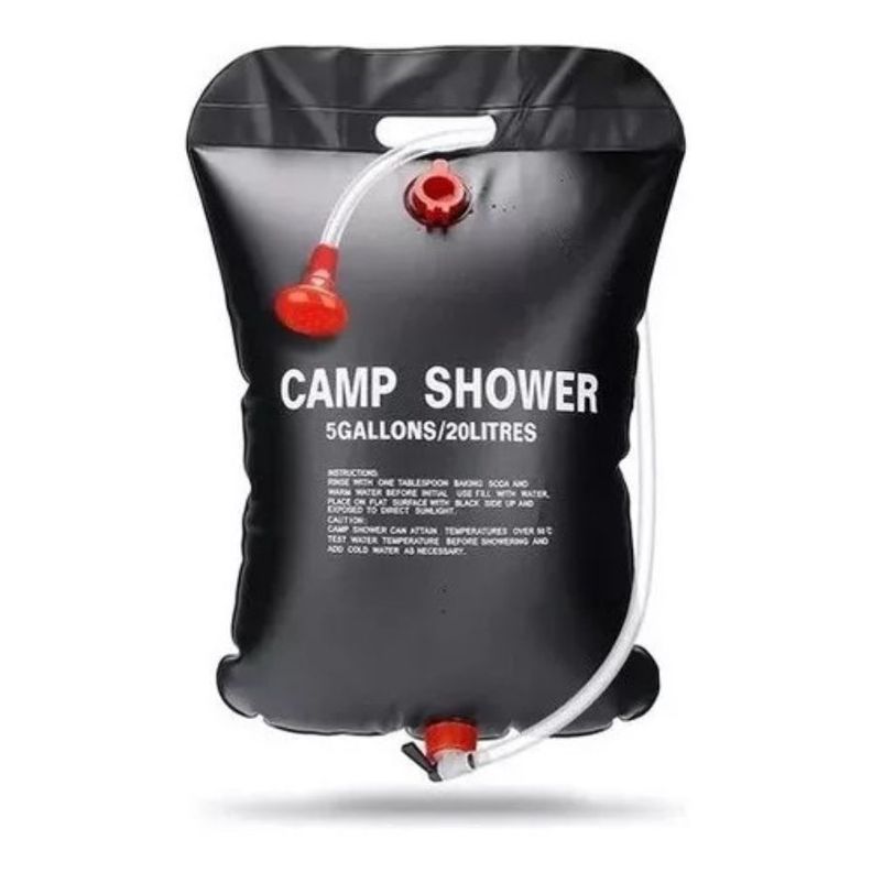 Ducha Solar Portatil Camping Outdoor Acampar Aire Libre 20L-0