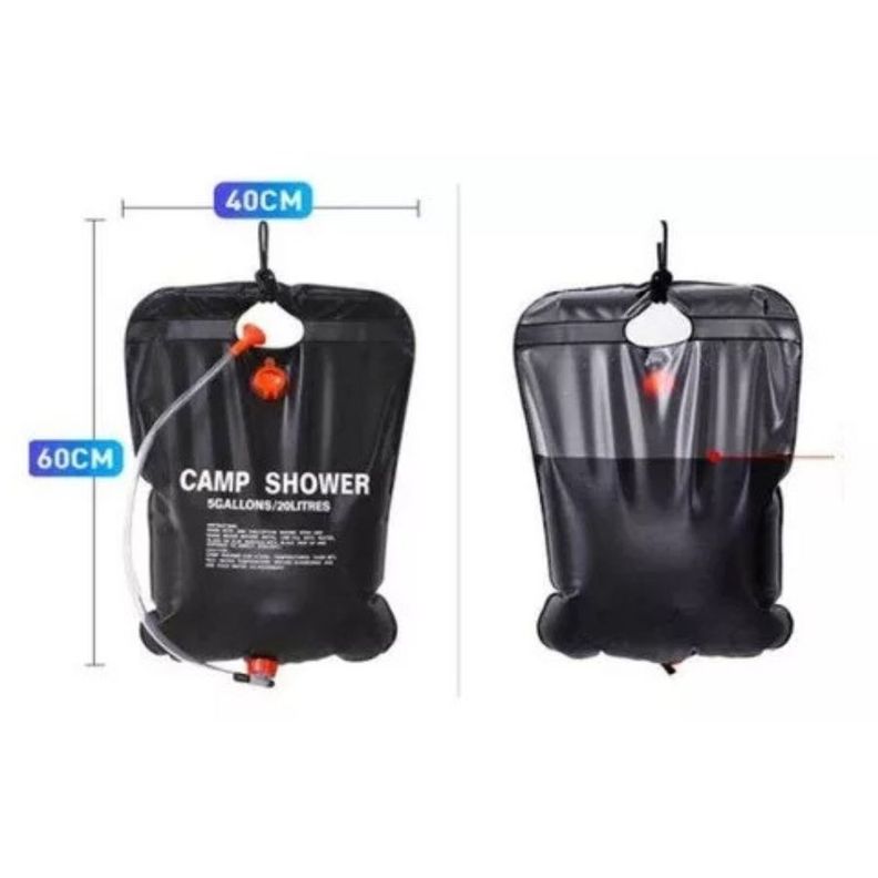Ducha Solar Portatil Camping Outdoor Acampar Aire Libre 20L-4