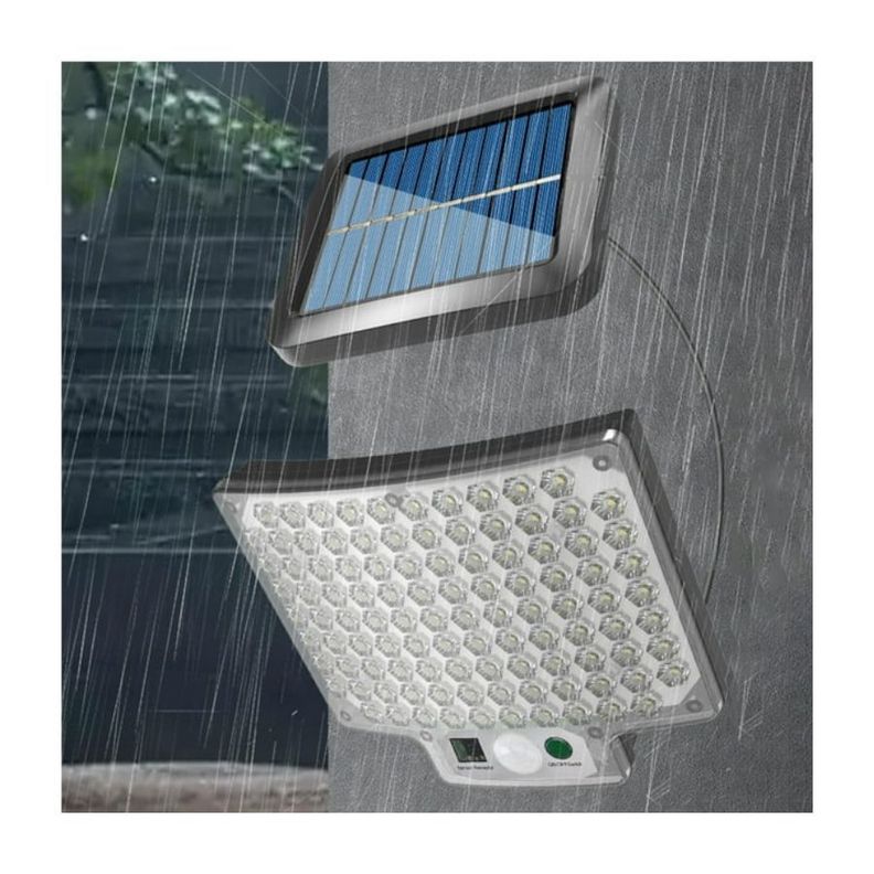 Lampara Solar De Pared Jardin 104 Led Exteriores Impermeable-2