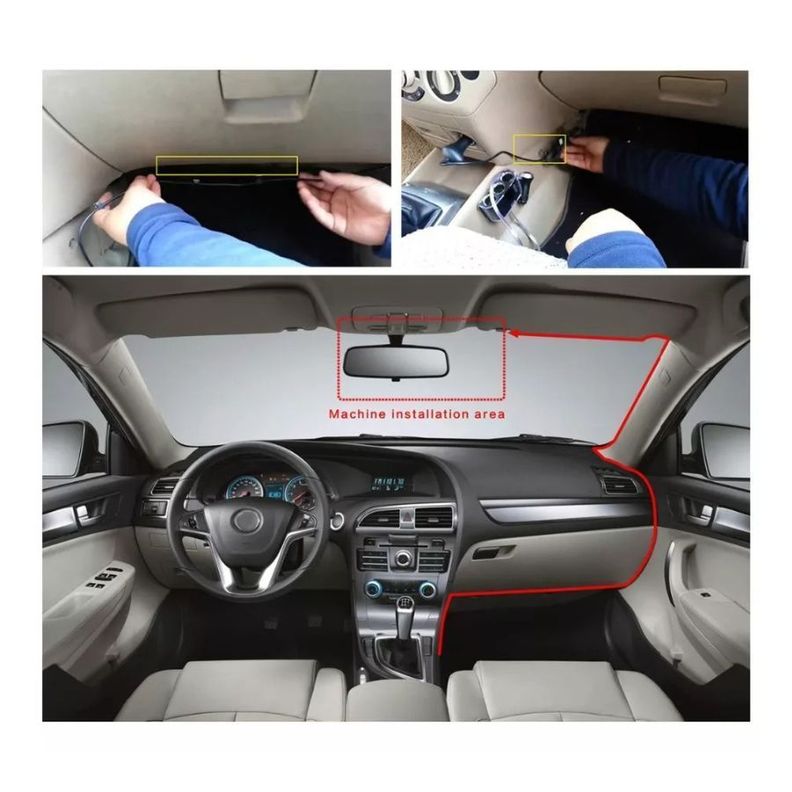 Camara Para Auto 3 En 1 Frontal Trasera Tablero 1080p Hd-1